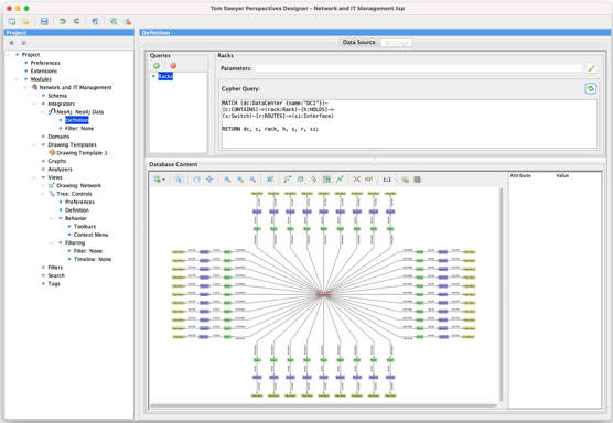 Color code nodes by their labels