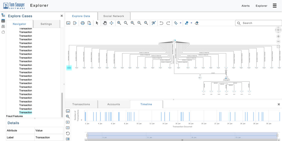 A graph visualization with controls to dynamically visualize changes over time