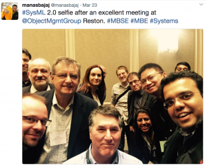 OMG Reston Selfie with SysML 2.0 Group